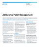 ZENworks Patch Management – Datenblatt