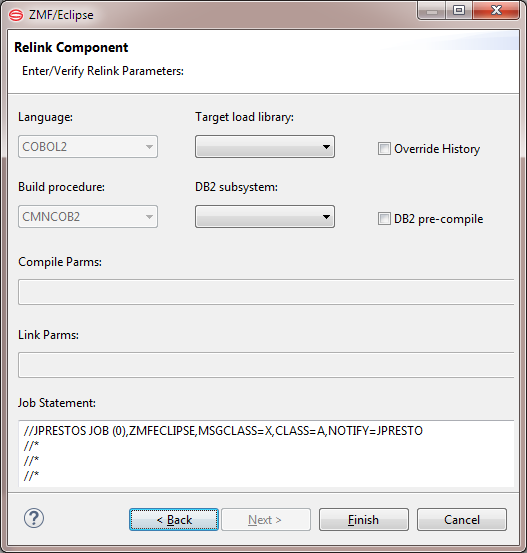 relink component