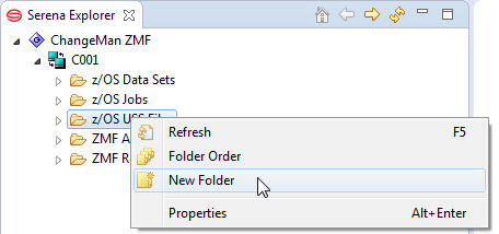 Create a new folder