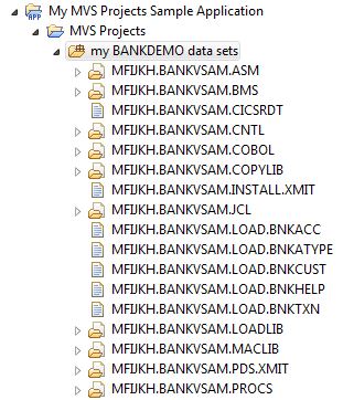 MVS Project Sample Application PO Dataset Type