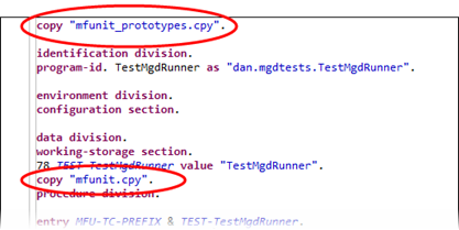 Copybooks for JVM test fixture