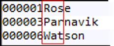 Example showing a reference condition selection