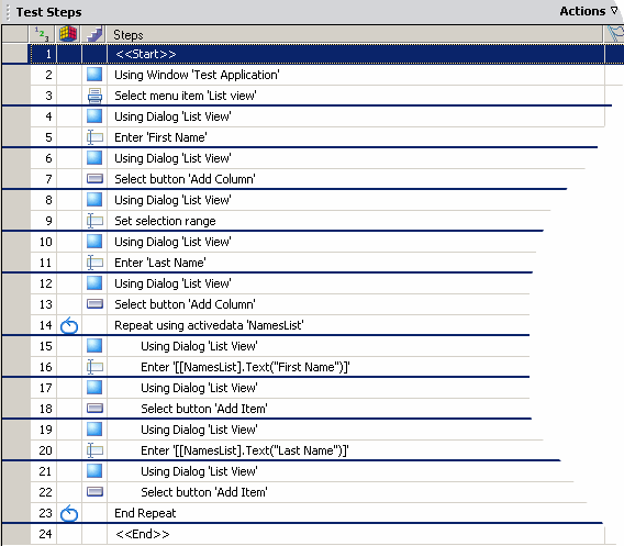 サンプル ビジュアル テストの図