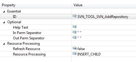 Add repository properties